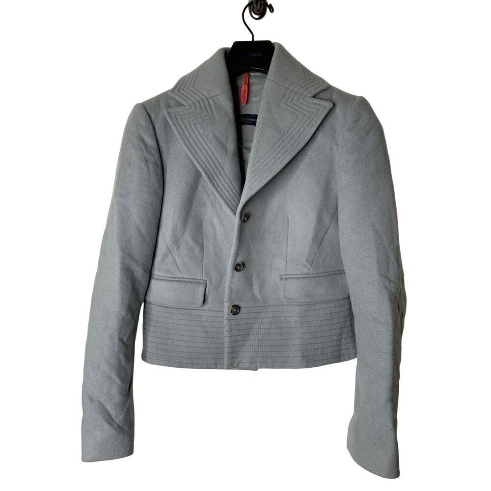 Piazza Sempione Made in Italy wool cashmere jacket women's size 44